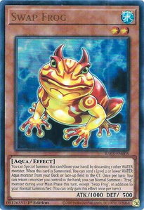 Swap Frog (UR) - Quarter Century Bonanza #RA03-EN005 - Ultra Rare YuGiOh Trading Card