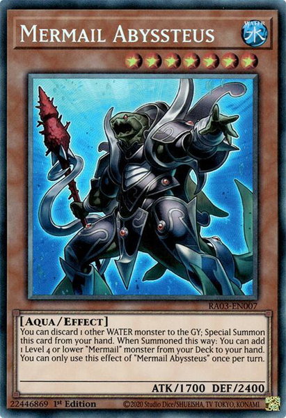 Mermail Abyssteus (PCR) - Quarter Century Bonanza YuGiOh trading card