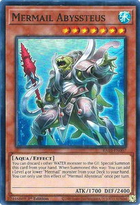 Mermail Abyssteus - Quarter Century Bonanza #RA03-EN007 - Super Rare YuGiOh Trading Card
