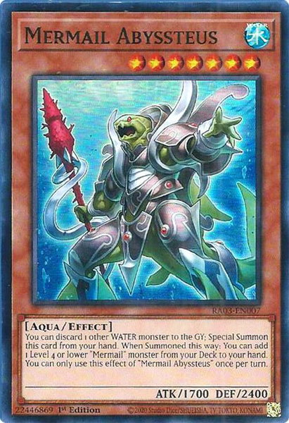 Mermail Abyssteus - Quarter Century Bonanza YuGiOh trading card