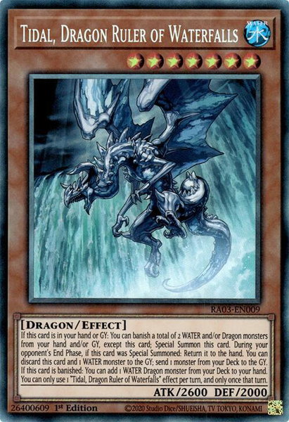 Tidal, Dragon Ruler of Waterfalls (PCR) - Quarter Century Bonanza YuGiOh trading card