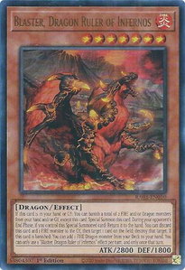 Blaster, Dragon Ruler of Infernos (UR) - Quarter Century Bonanza #RA03-EN010 - Ultra Rare YuGiOh Trading Card