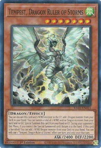 Tempest, Dragon Ruler of Storms - Quarter Century Bonanza #RA03-EN011 - Super Rare YuGiOh Trading Card