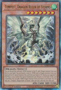 Tempest, Dragon Ruler of Storms (PUR) - Quarter Century Bonanza #RA03-EN011 - Prismatic Ultimate Rare YuGiOh Trading Card