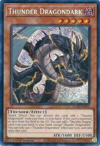 Thunder Dragondark (Secret Rare) - Quarter Century Bonanza #RA03-EN018 - Secret Rare YuGiOh Trading Card
