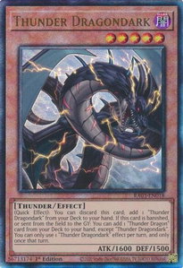 Thunder Dragondark (PUR) - Quarter Century Bonanza #RA03-EN018 - Prismatic Ultimate Rare YuGiOh Trading Card