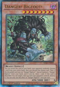 Danger! Bigfoot! (PUR) - Quarter Century Bonanza #RA03-EN019 - Prismatic Ultimate Rare YuGiOh Trading Card