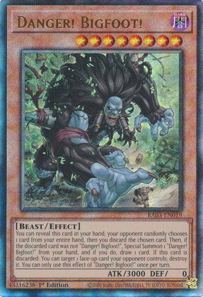 Danger! Bigfoot! (PUR) - Quarter Century Bonanza YuGiOh trading card
