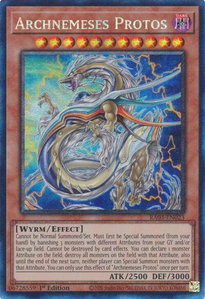 Archnemeses Protos (PCR) - Quarter Century Bonanza #RA03-EN023 - Prismatic Collector's Rare YuGiOh Trading Card
