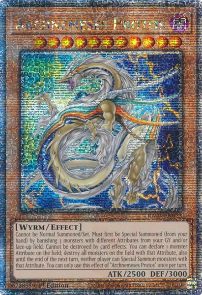 Archnemeses Protos (Quarter Century Secret Rare) - Quarter Century Bonanza YuGiOh trading card