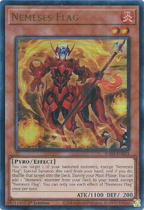 Nemeses Flag (UR) - Quarter Century Bonanza #RA03-EN024 - Ultra Rare YuGiOh Trading Card