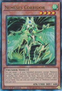 Nemeses Corridor (PUR) - Quarter Century Bonanza #RA03-EN025 - Prismatic Ultimate Rare YuGiOh Trading Card