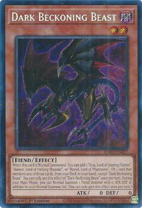Dark Beckoning Beast (Secret Rare) - Quarter Century Bonanza #RA03-EN027 - Secret Rare YuGiOh Trading Card