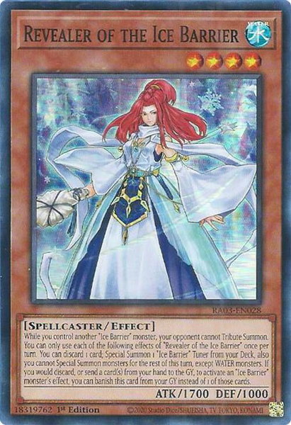 Revealer of the Ice Barrier - Quarter Century Bonanza YuGiOh trading card