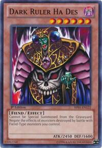 Dark Ruler Ha Des - Battle Pack: Epic Dawn (BP01) #BP01-EN122 - Common / Short Print YuGiOh Trading Card
