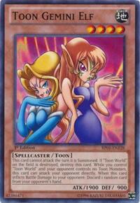 Toon Gemini Elf - Battle Pack: Epic Dawn (BP01) #BP01-EN128 - Common / Short Print YuGiOh Trading Card