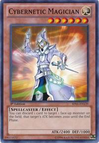 Cybernetic Magician trading card from Battle Pack: Epic Dawn Cybernetic Magician - Battle Pack: Epic Dawn YuGiOh trading card