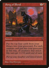 Song of Blood - Visions (VIS) #94 - Common Magic: The Gathering Trading Card