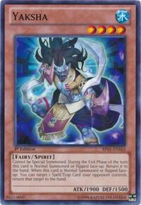 Yaksha trading card from Battle Pack: Epic Dawn Yaksha - Battle Pack: Epic Dawn YuGiOh trading card