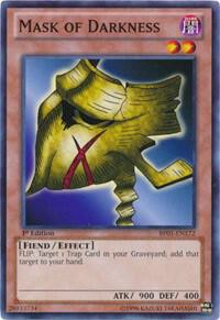 Mask of Darkness trading card from Battle Pack: Epic Dawn Mask of Darkness - Battle Pack: Epic Dawn YuGiOh trading card
