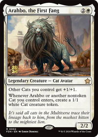 Arahbo, the First Fang - Prerelease Cards (PRE) #2s - Rare Magic: The Gathering Trading Card