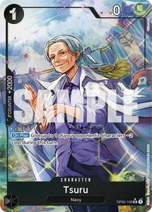 Tsuru (Full Art) - Premium Booster -The Best- (PRB-01) #OP02-106 - Uncommon One Piece Trading Card