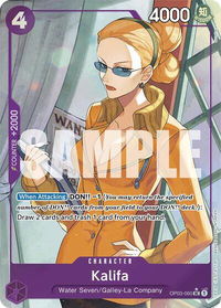 Kalifa (Full Art) - Premium Booster -The Best- (PRB-01) #OP03-060 - Uncommon One Piece Trading Card