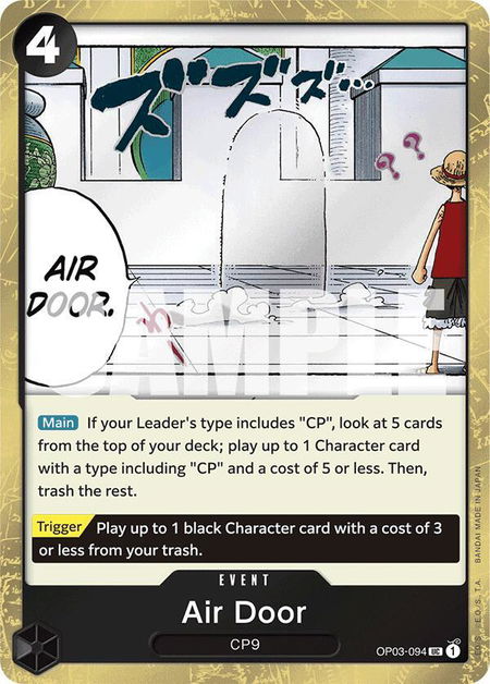 Air Door (Jolly Roger Foil) - Premium Booster -The Best- One Piece trading card