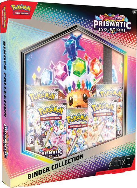 Prismatic Evolutions Binder Collection trading card from SV: Prismatic Evolutions Prismatic Evolutions Binder Collection - SV: Prismatic Evolutions Pokémon trading card
