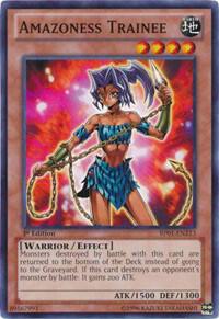 Amazoness Trainee trading card from Battle Pack: Epic Dawn Amazoness Trainee - Battle Pack: Epic Dawn YuGiOh trading card
