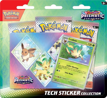 Prismatic Evolutions Tech Sticker Collection [Leafeon] - SV: Prismatic Evolutions Pokémon trading card
