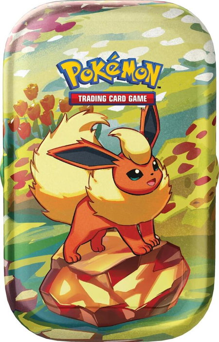Prismatic Evolutions Mini Tin [Flareon] - SV: Prismatic Evolutions Pokémon trading card