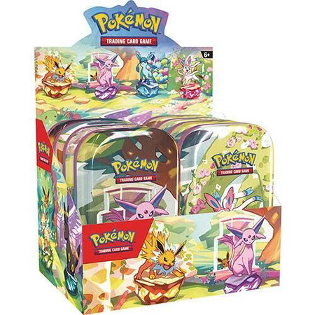 Prismatic Evolutions Mini Tin Display - SV: Prismatic Evolutions Pokémon trading card