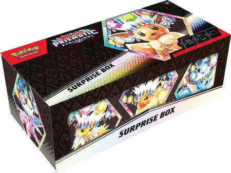 Prismatic Evolutions Surprise Box trading card from SV: Prismatic Evolutions Prismatic Evolutions Surprise Box - SV: Prismatic Evolutions Pokémon trading card