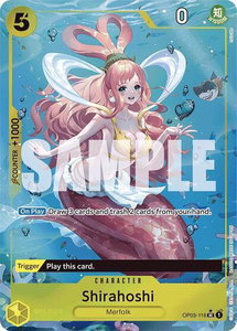 Shirahoshi (OP03-116) (Full Art) - Premium Booster -The Best- (PRB-01) #OP03-116 - Uncommon One Piece Trading Card