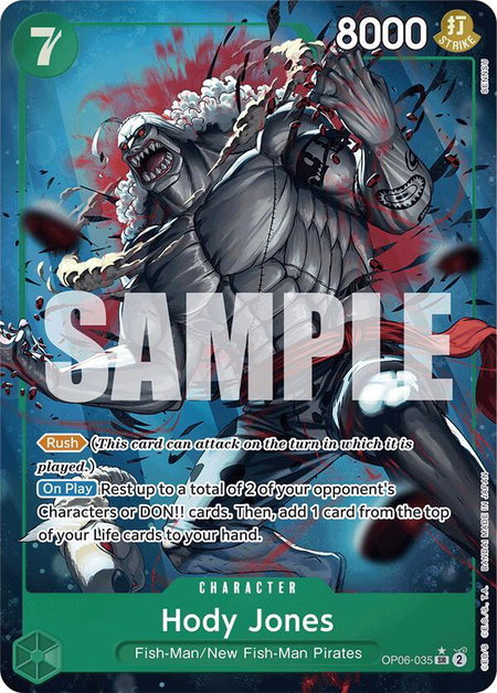 Hody Jones (Alternate Art) - Premium Booster -The Best- One Piece trading card