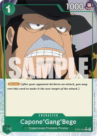 Capone"Gang"Bege (ST02-004) (Full Art) - Premium Booster -The Best- (PRB-01) #ST02-004 - Common One Piece Trading Card