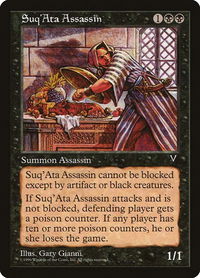 Suq'Ata Assassin - Visions (VIS) #69 - Uncommon Magic: The Gathering Trading Card
