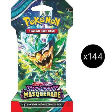 Twilight Masquerade Sleeved Booster Pack Case - SV06: Twilight Masquerade Pokémon trading card