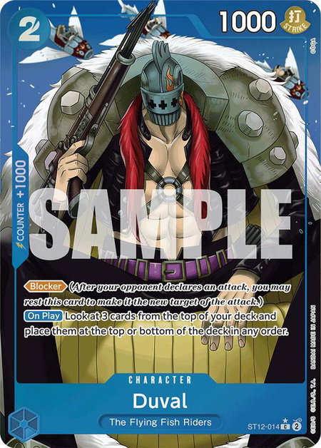 Duval (Full Art) - Premium Booster -The Best- One Piece trading card