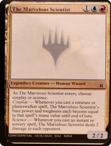 The Marvelous Scientist - Un-Known Event Playtest Cards #null - Promo Magic: The Gathering Trading Card