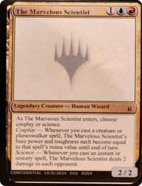 The Marvelous Scientist - Un-Known Event Playtest Cards  #null - Promo Magic: The Gathering Trading Card