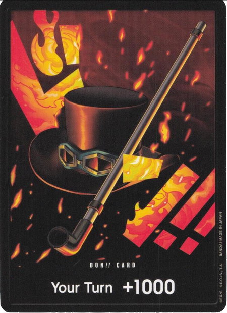 DON!! Card (Sabo) - Premium Booster -The Best- One Piece trading card