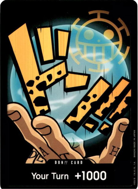 DON!! Card (Trafalgar Law) - Premium Booster -The Best- One Piece trading card