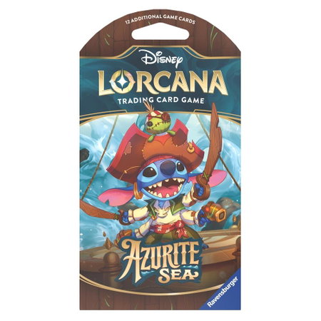 Disney Lorcana: Azurite Sea Sleeved Booster Pack trading card from Azurite Sea Disney Lorcana: Azurite Sea Sleeved Booster Pack - Azurite Sea Disney Lorcana trading card