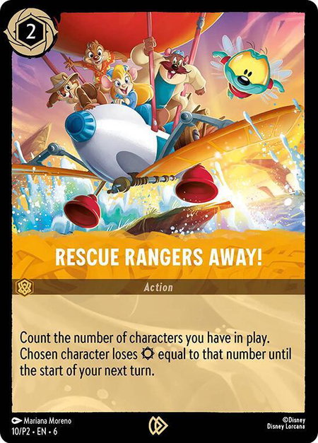 Rescue Rangers Away! - Disney Lorcana Promo Cards Disney Lorcana trading card