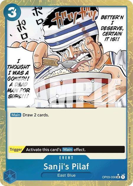 Sanji's Pilaf (Textured Foil) - Premium Booster -The Best- One Piece trading card