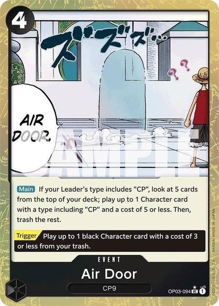 Air Door (Textured Foil) - Premium Booster -The Best- One Piece trading card