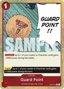 Guard Point (Textured Foil) - Premium Booster -The Best- (PRB-01) #ST01-014 - Common One Piece Trading Card