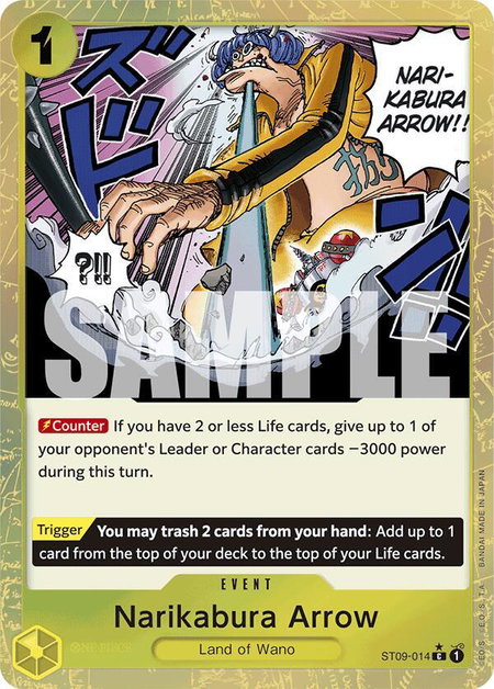 Narikabura Arrow (Textured Foil) - Premium Booster -The Best- One Piece trading card